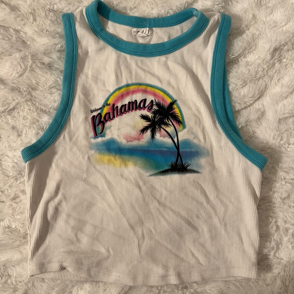 GARAGE Cropped “BAHAMAS” tee